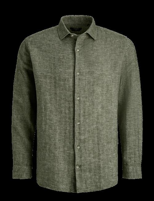 Jack & Jones | Jprblaparker Linen Blend L/S Shirt | L