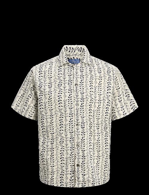 Jack & Jones | Jprblulyon Print Dobby S/S Shirt Sn | XXL