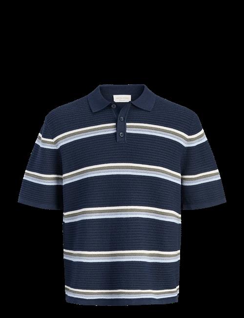 Jack & Jones | Jormaine Knit Stripe Polo Sn | XS
