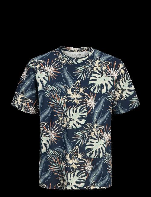 Jack & Jones | Jjhonolulu Aop Tee Ss Crew Neck | L