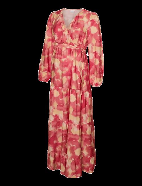Mamalicious | Mlsandra Tess L/S Wo Long Dress 2F | XS