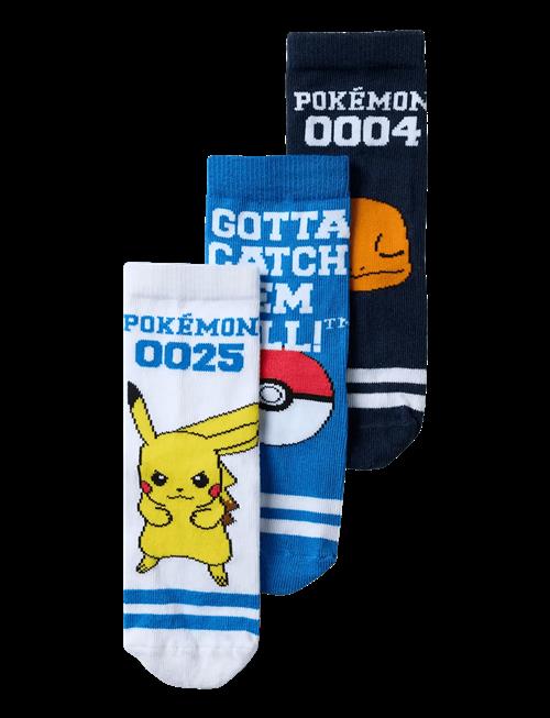 name it | Nmmmaske Pokemon 3P Sock Sky | 25-27