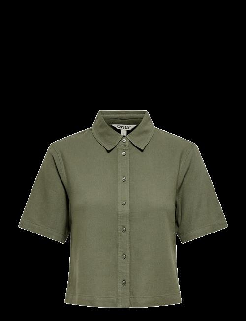 ONLY Carmakoma | Cargoa S/S Linen Bl Shirt Cc Pnt | 44