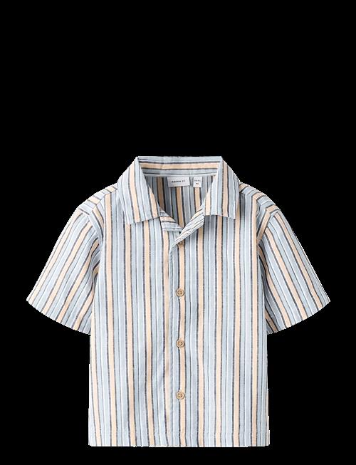 name it | Nmmfiore Ss Nreg Shirt | 92
