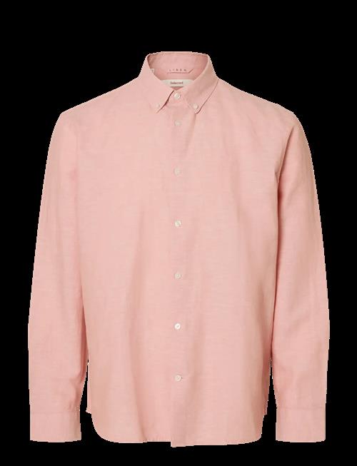 Selected | Slhregclay Linen Blend Bd Ls Shirt | S