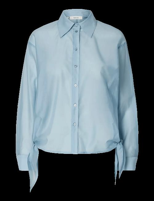 Selected | Slfiris Relaxed Ls Tie Detail Shirt B | 40