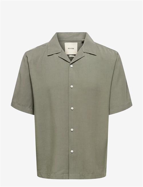 ONLY & SONS | Onsperu Ss Reg Tencel Shirt Noos | XL