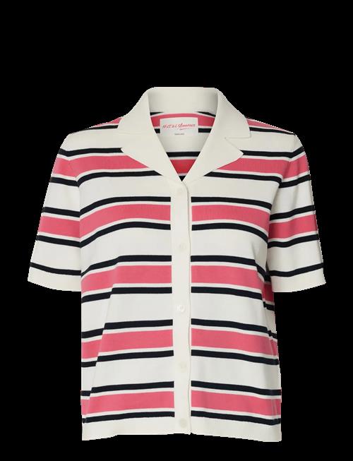 Selected | Slfamour Ss Knit Polo Cardigan | L