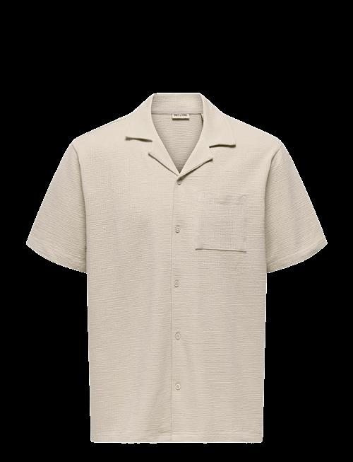 ONLY & SONS | Onskian Life Seersucker Ss Shirt Noos | L