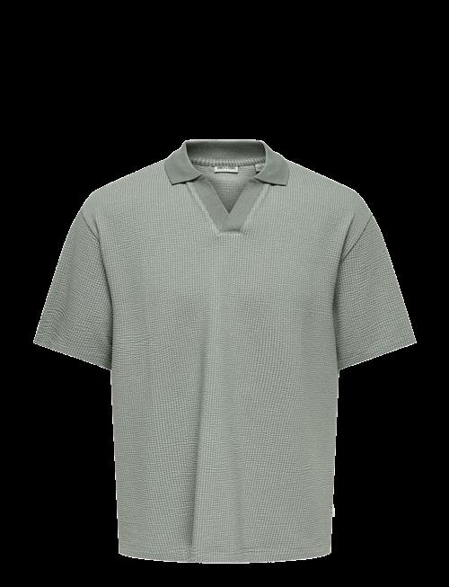 ONLY & SONS | Osjkian Life Rlx Ss Strp Polo Jrs | 134-140