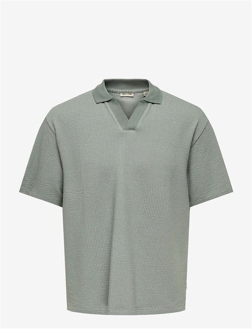 ONLY & SONS | Osjkian Life Rlx Ss Strp Polo Jrs | 170-176