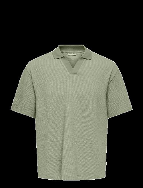 ONLY & SONS | Osjkian Life Rlx Ss Strp Polo Jrs | 158-164