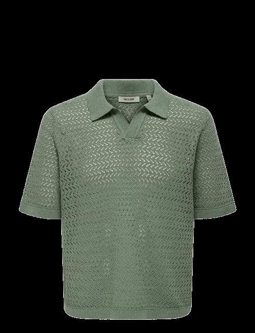ONLY & SONS | Onsnyle 5 Ss Split Polo Knit Cs | S