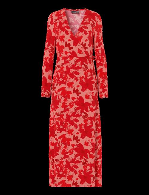 Pieces | Pcflora Ls Wrap Ankle Dress Jrs Msa Bc | M