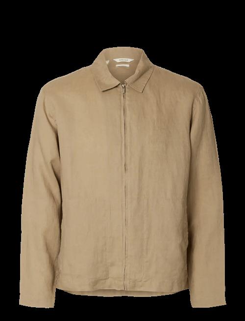 Selected | Slhregjeremy Linen Zip Overshirt | XL