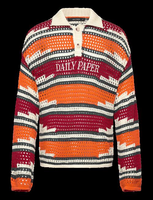 Daily Paper | Kente Stripe Knit Polo | L