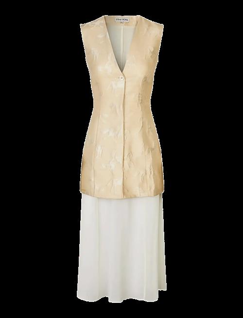 STINE GOYA | Jacquard Tailoring, Waistcoat Tailored Midi Dress | M