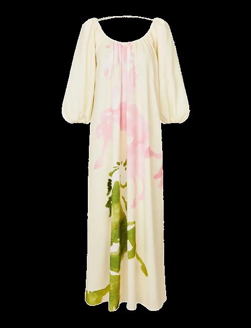 STINE GOYA | Heavy Crepe, Romantic Voluminous Sleeve Dress | XS