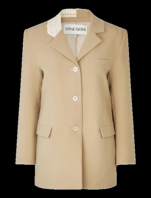 STINE GOYA | Crafted Weave Tailoring, Detailed Tailored Blazer | M