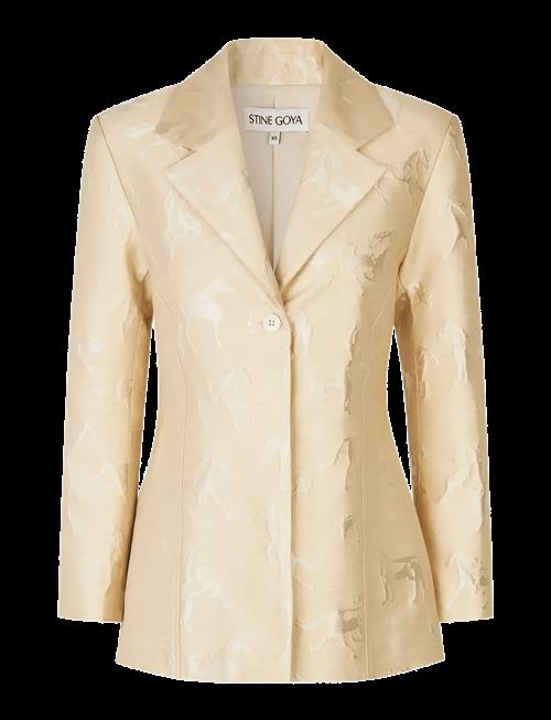 STINE GOYA | Jacquard Tailoring, Structured Single-Breasted Jacket | S