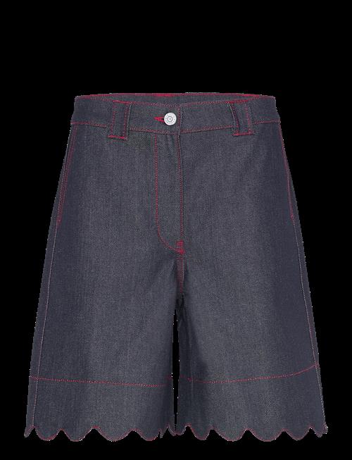 Stella Nova | Unwashed Denim Scallop Shorts | 36
