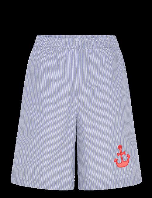 Stella Nova | Striped Anchor Embroidered Shorts | 36