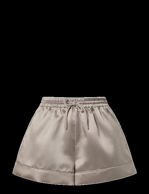 Malina | Cecely Heavy Satin Drawstring Shorts | 40