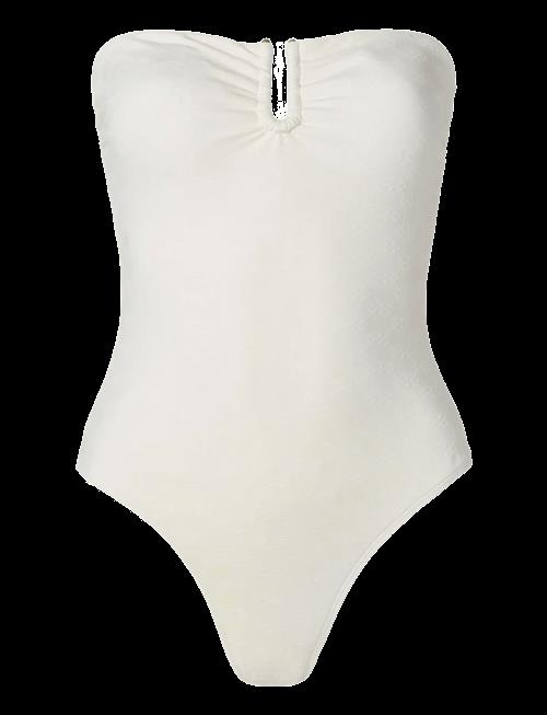 Malina | Signature Gold Embellished Bandeau Swimsuit | L