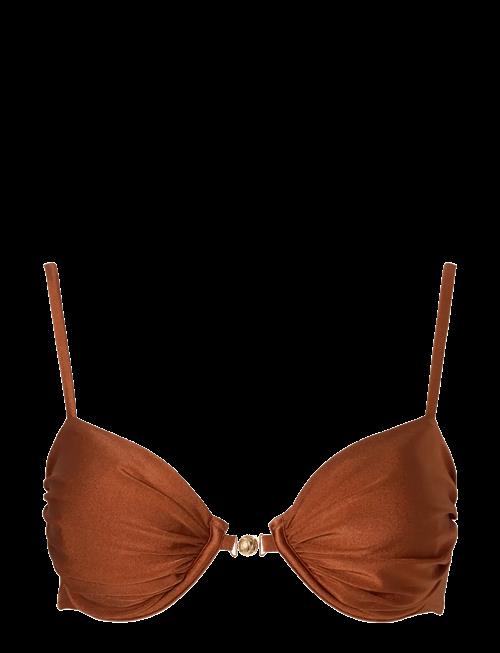 Malina | Tovere Draped Bikini Top | M