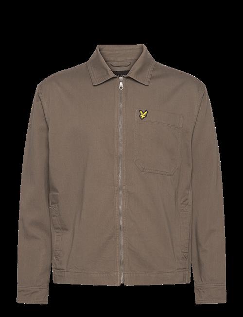 Lyle & Scott | Enzyme Wash Zip Through Overshirt | L
