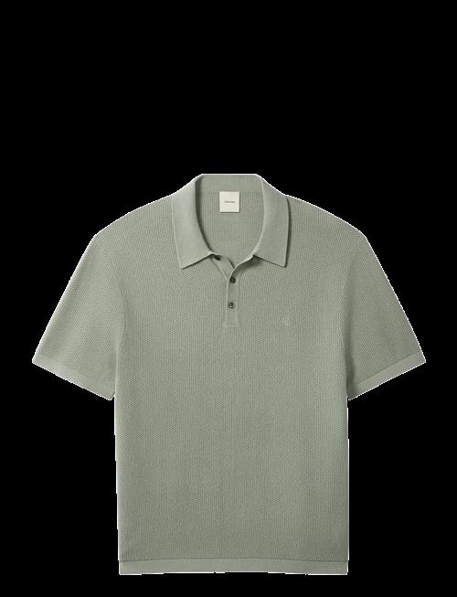 Calvin Klein | Ss Txtrd Cttn Polo Swtr 12Gg | L