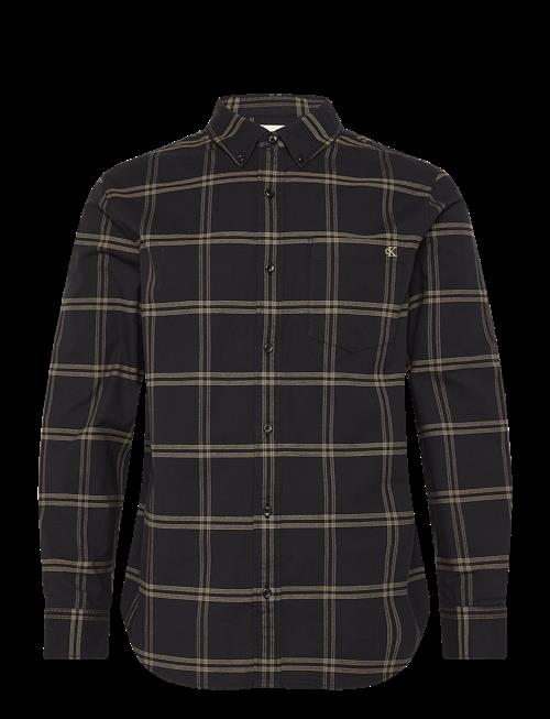 Calvin Klein Jeans | Ls Windowpane Oxford Classic Shi | M