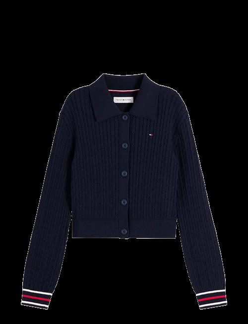 Tommy Hilfiger | Polo Collar Rib Cardigan | 38