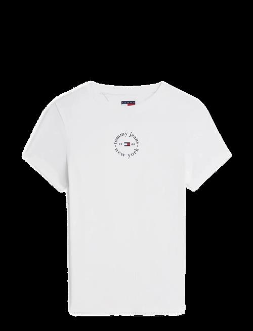 Tommy Jeans | Tjw Slim Ess Logo2 Rib Tee Ext | XL