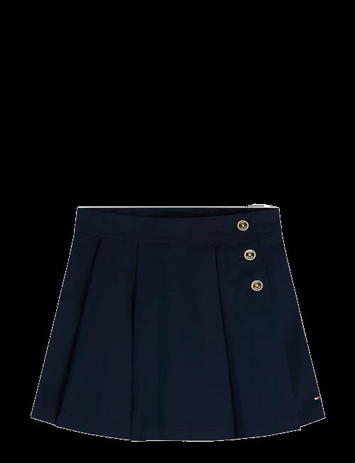 Tommy Hilfiger | Gold Button Pleated Skirt | 40