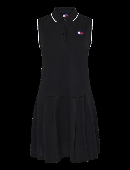Tommy Jeans | Tjw Badge Pleated Sl Pique Dress | L