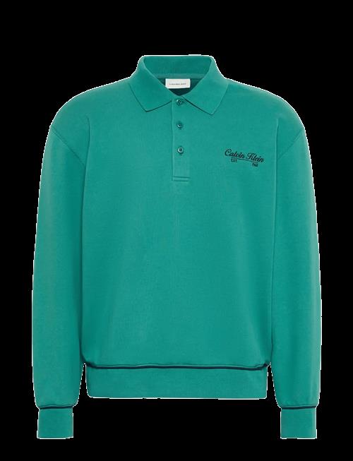 Calvin Klein Jeans | Ls 350Gsm Terry Piped Polo Sweat | S