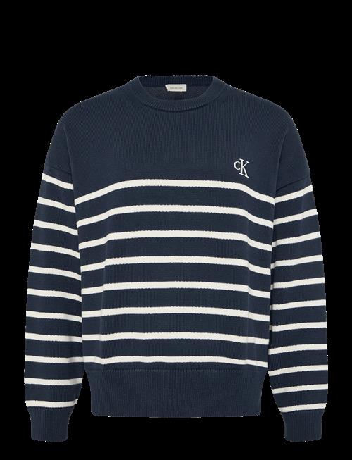 Calvin Klein Jeans | Ls Rlxd Cotton Crewnk Swtr 7Gg | L