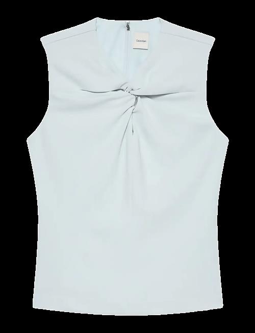 Calvin Klein | Scuba Crepe Hardware Top | XS