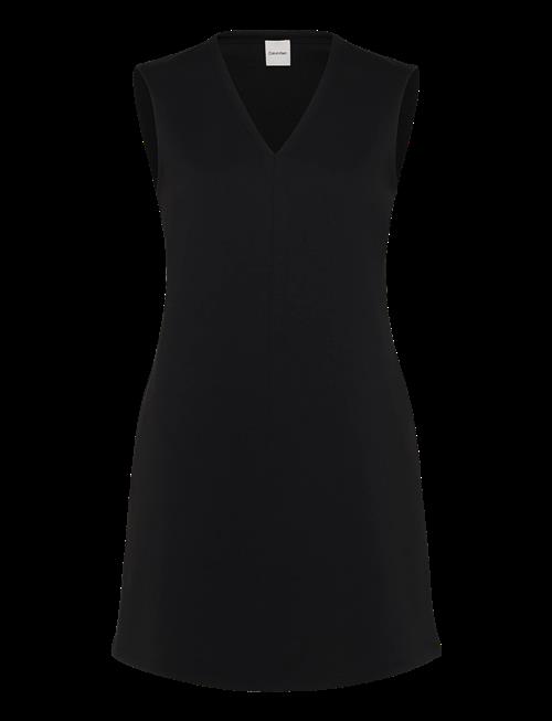 Calvin Klein | Sl Interlock V Neck Mini Dress | L