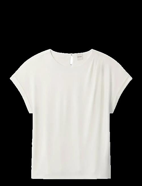 Calvin Klein | Ss Crepe Jersey Hardware Top | S