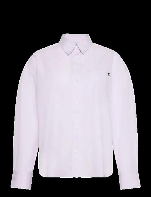 Calvin Klein Jeans | Cotton Poplin Cropped Shirt | S