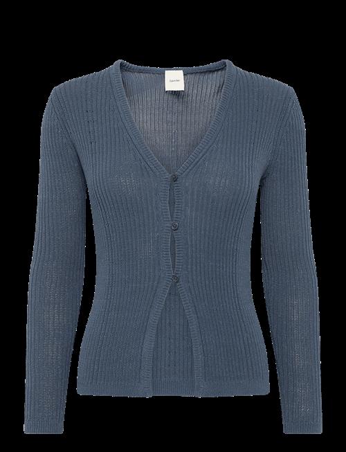 Calvin Klein | Pointelle Rib Cardigan | XXS