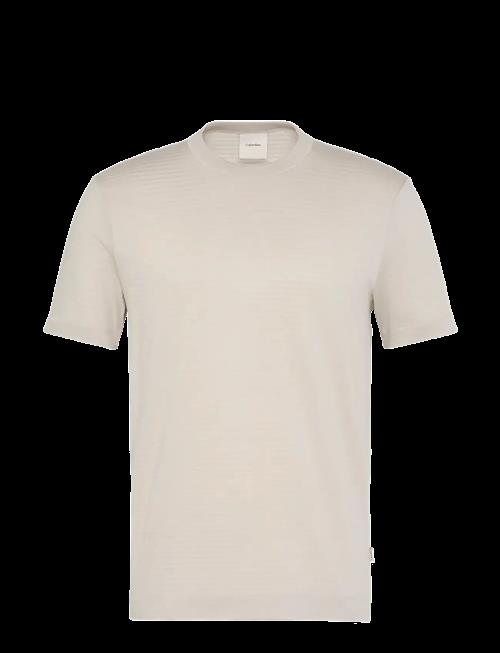 Calvin Klein | Ss Textured Stripe Crewnk Tee | S