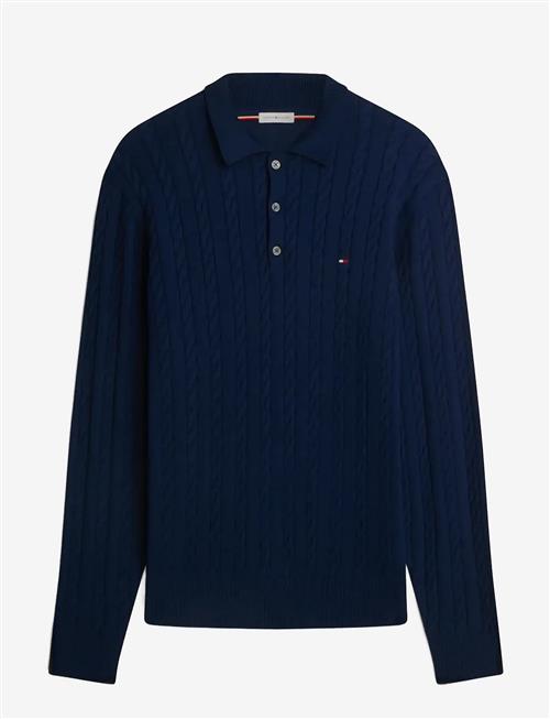 Tommy Hilfiger | Classic Cotton Cable Ls Polo | S