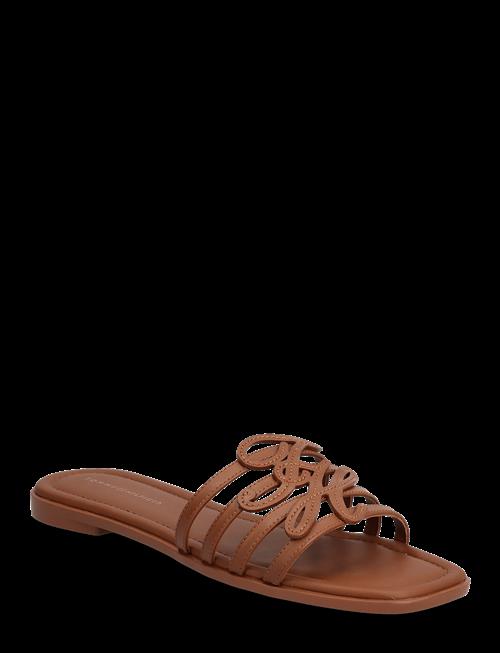 Tommy Hilfiger | Th Script Flat Mule Lth | 39