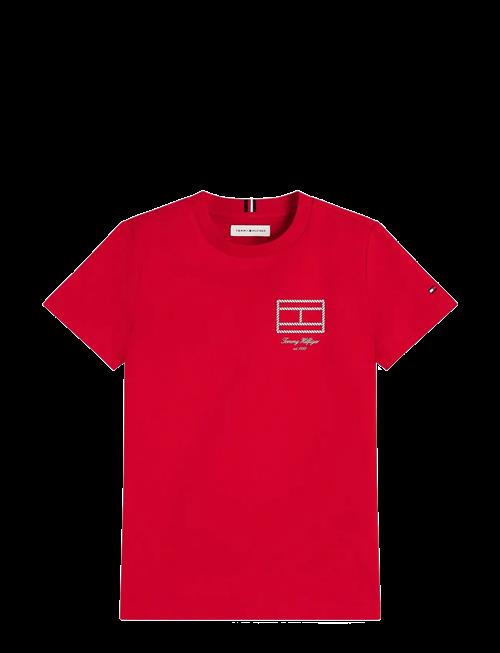 Tommy Hilfiger | Outline Flag Graphic T-Shirt Ss | 176