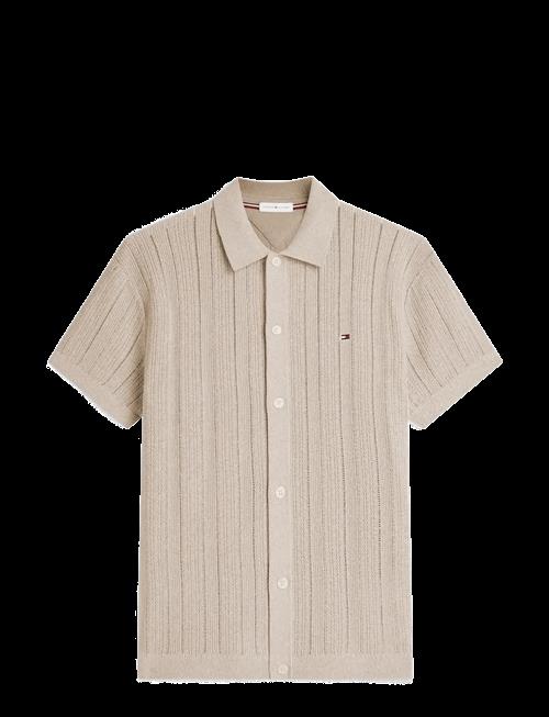 Tommy Hilfiger | Pointelle Structure Ss Shirt | L