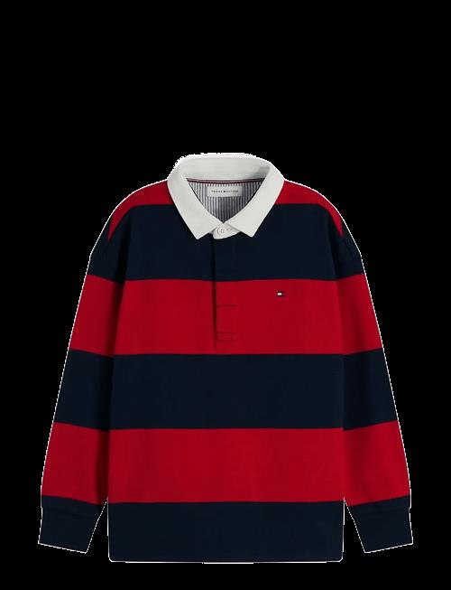 Tommy Hilfiger | Slub Rugby Stripe Polo Ls | 164