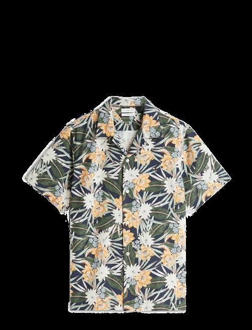 Tommy Hilfiger | Co Lyocell Floral Ss Shirt | XS
